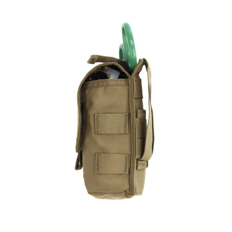 WARRIOR ASSAULT SYSTEMS INDIVIDUAL FIRST AID POUCH - COYOTE TAN