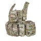 WARRIOR ASSAULT SYSTEMS TASCA MEDIA MOLLE UTILITY CON ZIP - MULTICAM