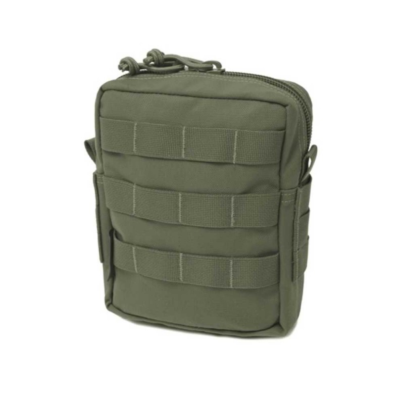 WARRIOR ASSAULT SYSTEMS TASCA MEDIA MOLLE UTILITY CON ZIP - OLIVE DRAB