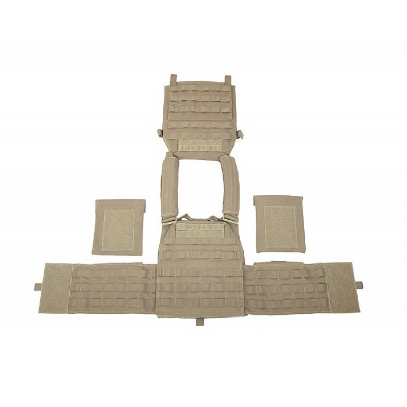 WARRIOR ASSAULT SYSTEMS TATTICO PLATE CARRIER DCS BASE COYOTE TAN