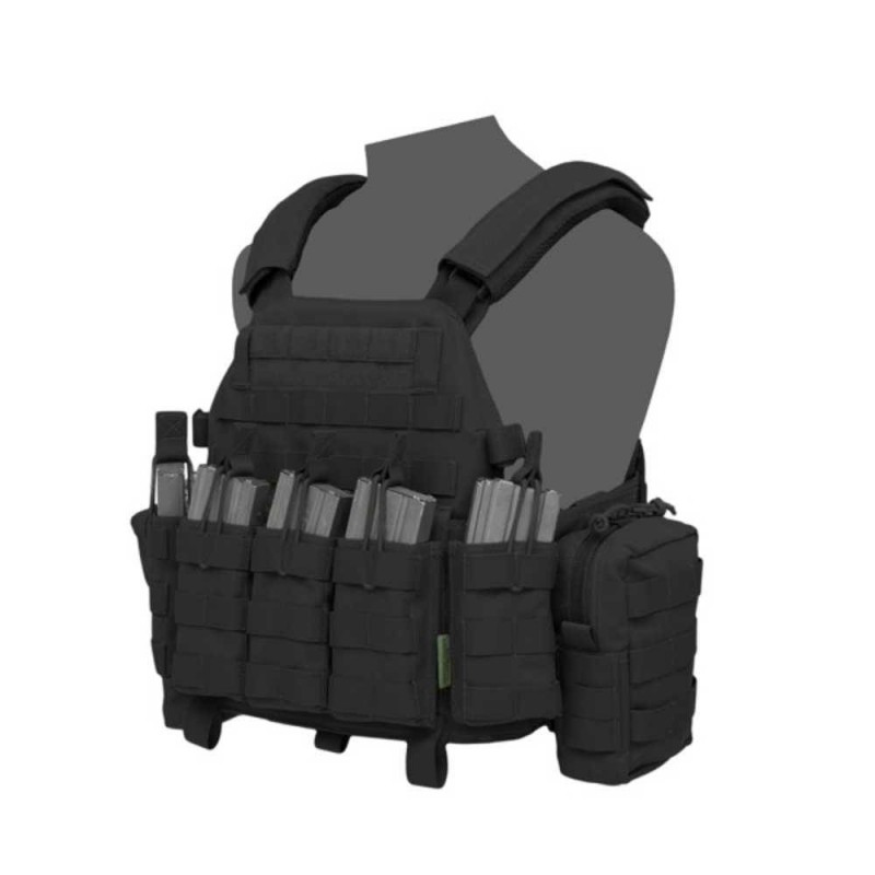 WARRIOR ASSAULT SYSTEMS TATTICO PLATE CARRIER MODELLO DCS DA 5.56 NERO