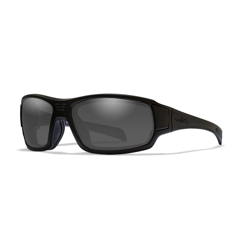 WILEY X BALISTIC GLASSES MODEL BREACH SMOKE GREY LENSES MATTE BLACK FRAME