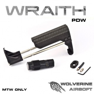 WOLVERINE AIRSOFT WRAITH AERO STOCK GEN 2- MTW - PDW WOLVERINE AIRSOFT WRAITH AERO STOCK GEN 2- MTW - PDW