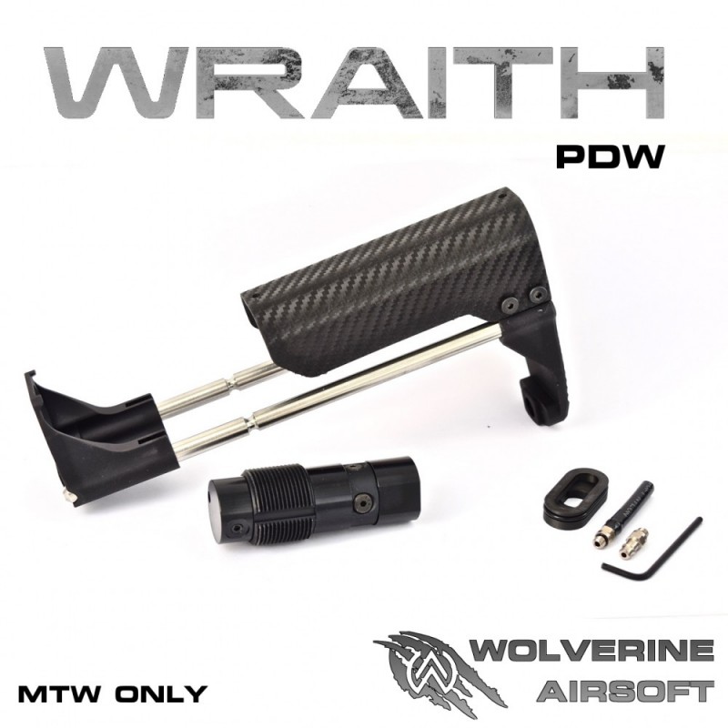 WOLVERINE AIRSOFT WRAITH AERO STOCK GEN 2- MTW - PDW