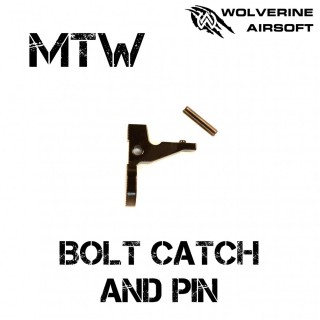 WOLVERINE AIRSOFT BOLT CATCH E PIN DI RICAMBIO PER MTW WOLVERINE AIRSOFT BOLT CATCH E PIN DI RICAMBIO PER MTW