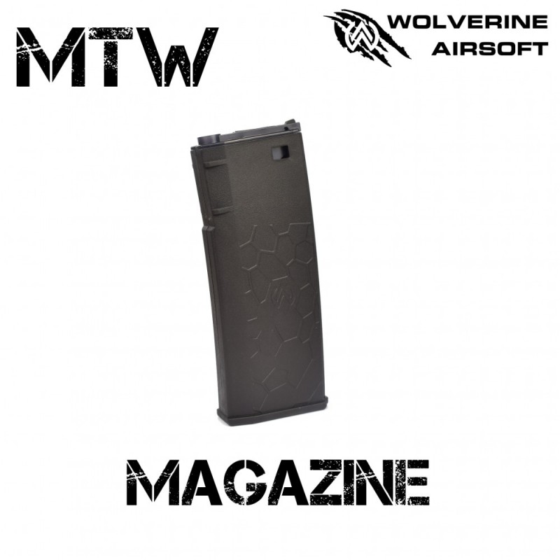 WOLVERINE AIRSOFT 5 PACK MTW MID CAP MAGAZINE 110BBs