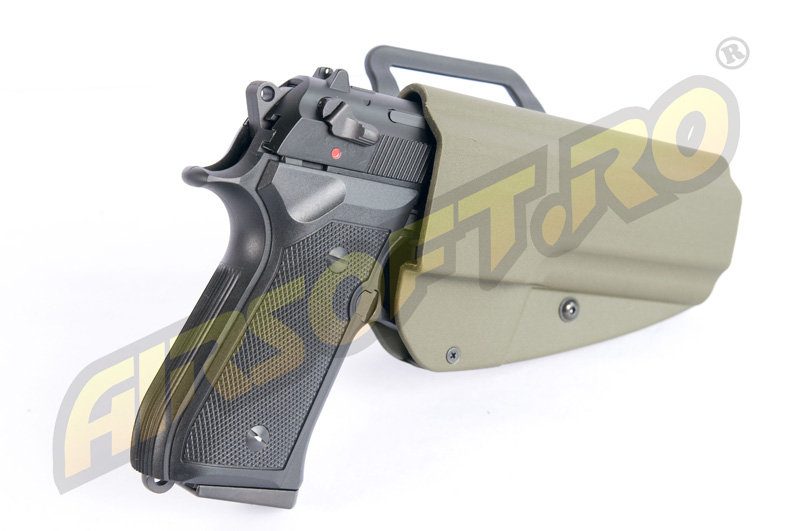 FONDINA PER BERETTA 92/98 MODELLO EVO5 ARES (OLIVA)