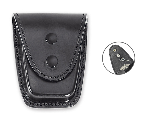 PORTA-MANETTE CHIUSO IN CUOIO - CON TASCA PER CHIAVE